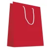 SAC CADEAU UNIS ROUGE MAT GRAND FORMAT