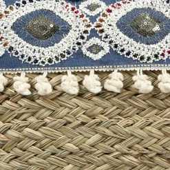 SAC DE PLAGE EN PAILLE 49X30CM