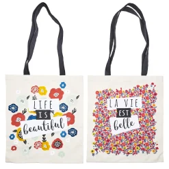 SAC EN TOILE LIBERTY 38X40CM