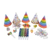 SACHET COTILLONS 5 PERSONNES CHAPEAUX SARBACANES SERPENTINS