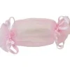 SAC ORGANZA FORME BONBON X6 PIECES ROSE