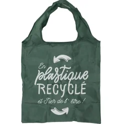 SAC SHOPPING PLIABLE RECYCLE 38X60CM