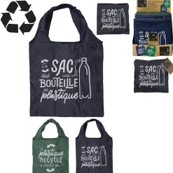 SAC SHOPPING PLIABLE RECYCLE 38X60CM