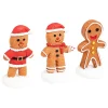 SANTON VILLAGE DE NOEL GINGERBREAD X3 PIECES