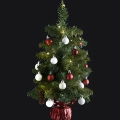SAPIN COPPER AVEC ACCESSOIRES 20LED H.50CM