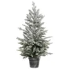 SAPIN EN POT FROSTY 100CM