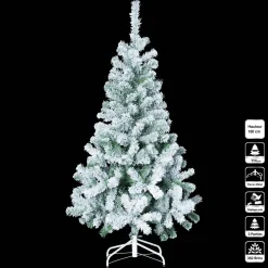 SAPIN FLOQUE H.180CM