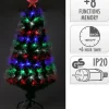 SAPIN NOEL FIBRE OPTIQUE H.90CM