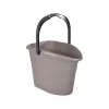 SEAU PLASTIQUE AVEC ANSE 15L TAUPE