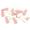 SEMIS DE TABLE BIBERON BEBE EN BOIS X28 PIECES ROSE
