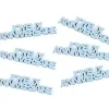 SEMIS TABLE JOYEUX ANNIVERSAIRE BOIS PEINT X6 PIECES BLEU