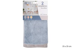 2 SERPILLERES MICROFIBRE 50X70CM