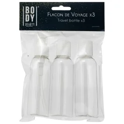 SET 3 ACCESSOIRES FLACON VOYAGE