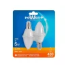 SET 2 AMP.LED E14 5W 40W BOUGIE LIC