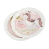 SET 6 ASSIETTES CARTON D.23CM PRINCESSE CHEVAL