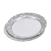 SET 6 ASSIETTES ETOILE ARGENT D.23CM