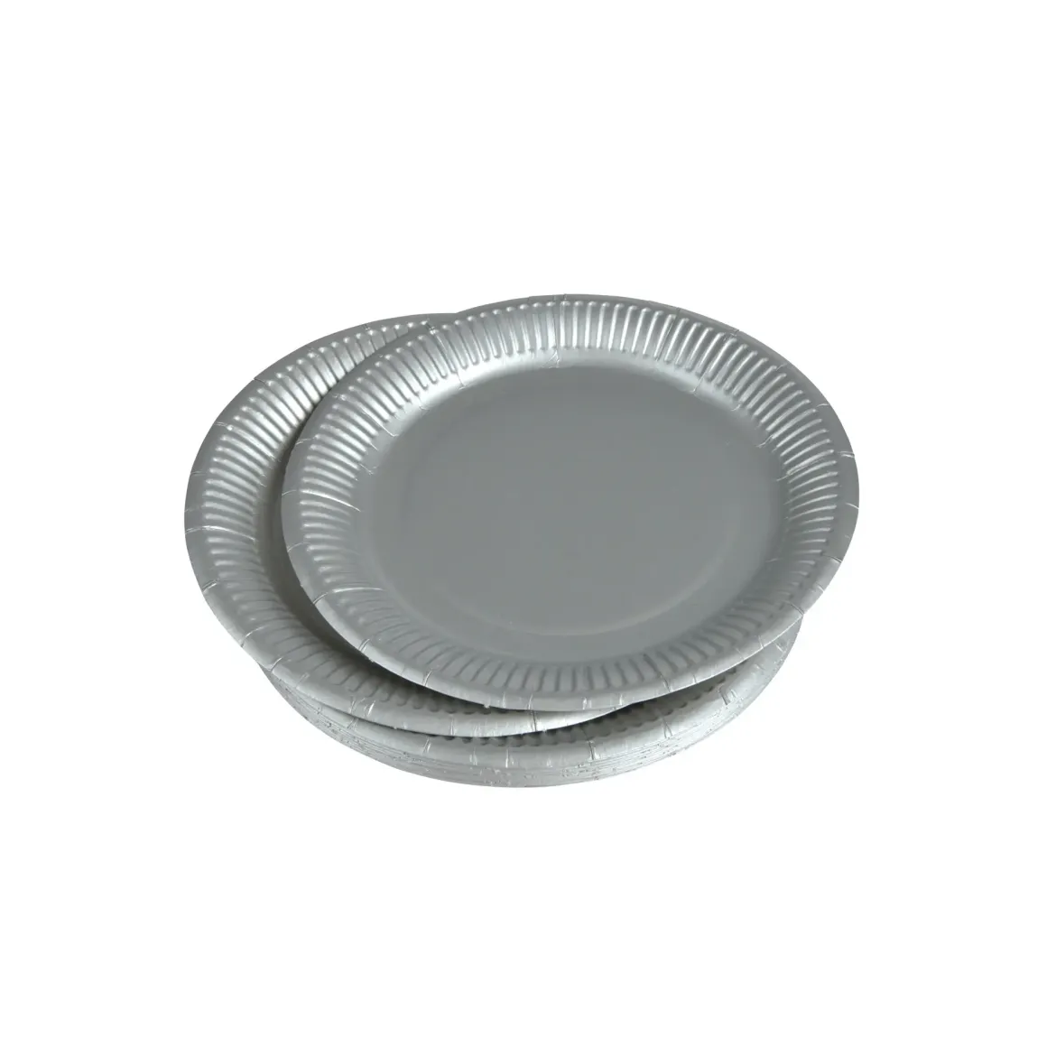 SET 20 ASSIETTES RONDE CARTON D.18CM ARGENT