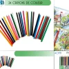 SET 24 CRAYONS DE COULEUR