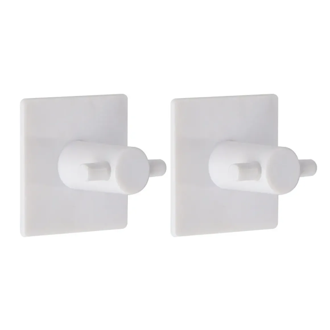 SET 2 CROCHETS CARRE 3M BLANC
