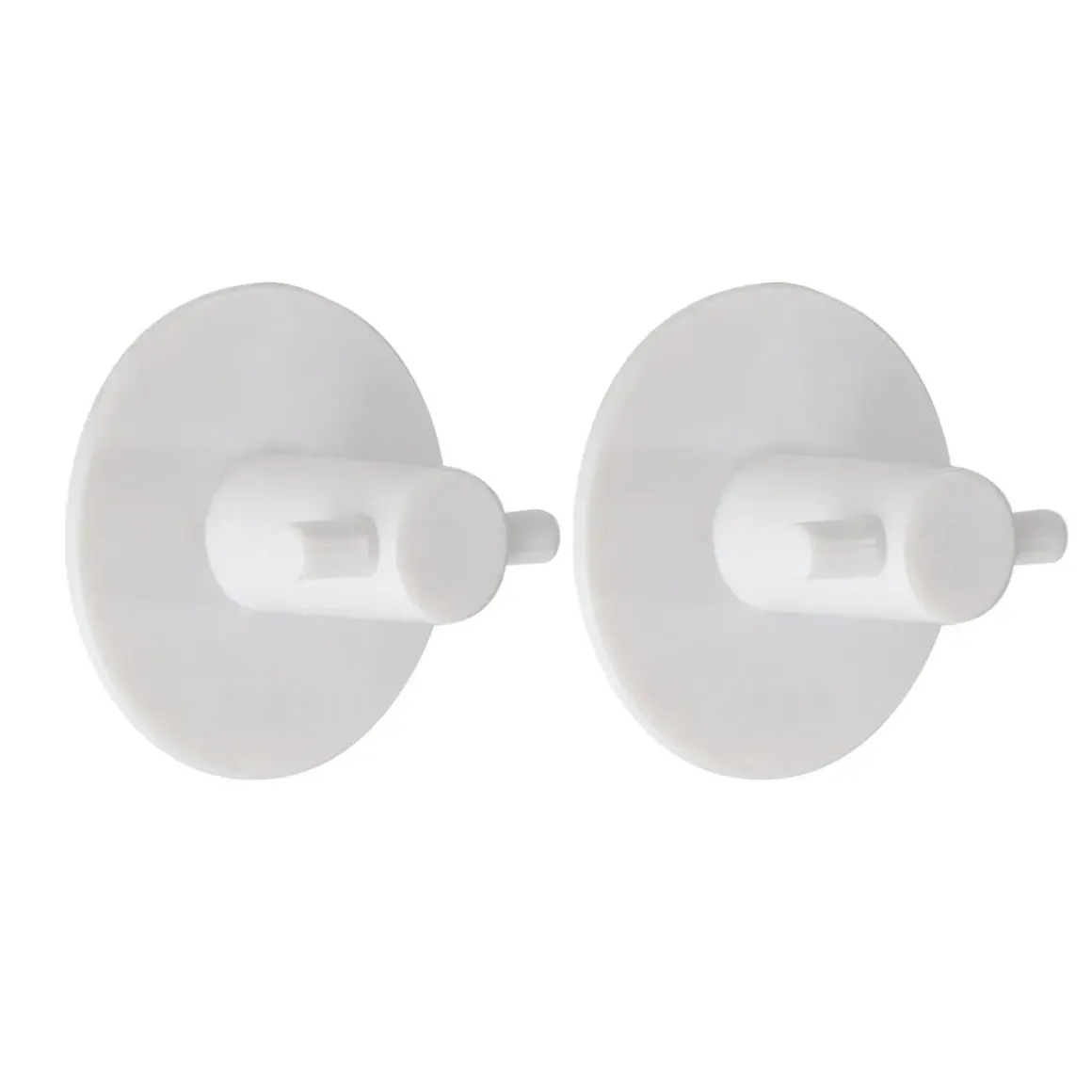 SET 2 CROCHETS ROND 3M BLANC