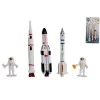 SET 3 FUSEES ET 2 ASTRONAUTES