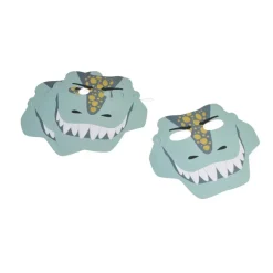 SET 6 MASQUES PAPIER HAPPY DINO