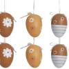 SET 6 OEUFS DECO