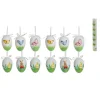 SET 6 OEUFS DECO ANIMAUX NATURE