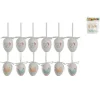 SET 6 OEUFS DECO BLANC POUSSIN