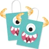 SET 4 SACS CADEAUX AVEC OEIL MOBILE D.18X8X32CM MONSTRES