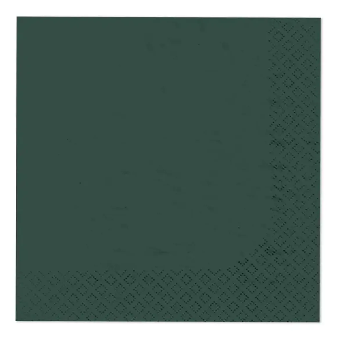 SET 20 SERVIETTES COCKTAIL 3 PLIS 25X25CM VERT