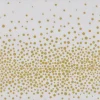 SET 20 SERVIETTES 3 PLIS 33X33CM CONFETTIS OR