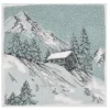 SET 20 SERVIETTES 3 PLIS 33X33CM COTTAGE DE MONTAGNE