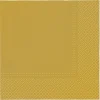 SET 20 SERVIETTES 3 PLIS 33X33CM OR