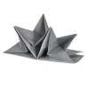 SET 12 SERVIETTES PRE PLIEES 40X60CM GRIS