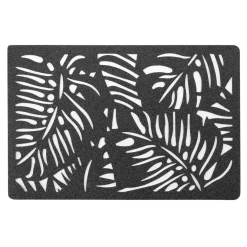 SET TABLE 30X45CM AJOURE PAILLETTES LENA NOIR