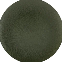 SOUS ASSIETTE VERT DESIGN BOIS D.33CM