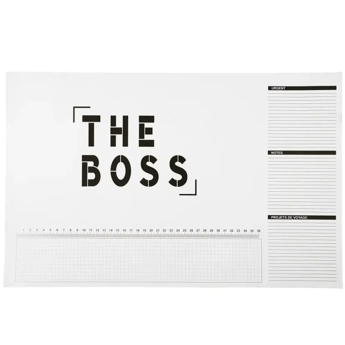 SOUS MAIN PAPIER THE BOSS