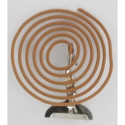 12 SPIRALES ANTI MOUSTIQUES EN BOIS DE SANTAL MARRON