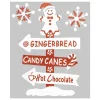 STICKER FLOQUE CANNE 28X34CM