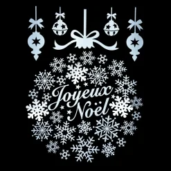 STICKER FORME FLOCONS 29X40CM