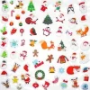 STICKERS 3D CAOUTCHOUC NOEL X64 PIECES