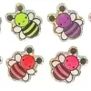 STICKERS EPOXY PAILLETES ABEILLES 1.1X1.3CM X54 PIECES