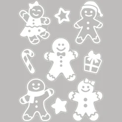 STICKERS FLOQUES PAIN EPICE GNOME