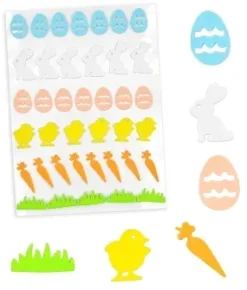 STICKERS MOUSSE PAQUES 1.5CM A 3.5CM X39 PIECES