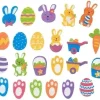 STICKERS PAQUES FEUTRINE X27 PIECES