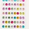 STICKERS STRASS ADHESIFS CRISTAL RONDS 1CM X120 PIECES