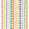 STICKERS STRASS CABOCHON PASTEL 5MM X456 PIECES