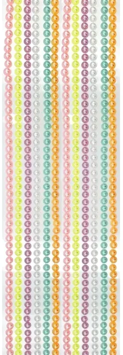 STICKERS STRASS CABOCHON PASTEL 5MM X456 PIECES