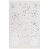 STICKERS STRASS FLOCON 29X41CM